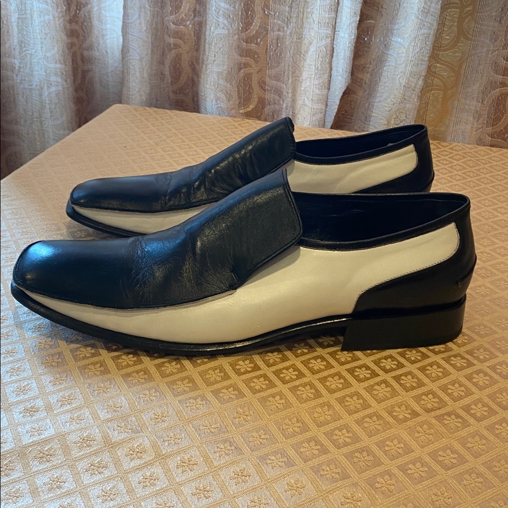 Like New Aldo Brue Italian Leather Slip-On Shoes